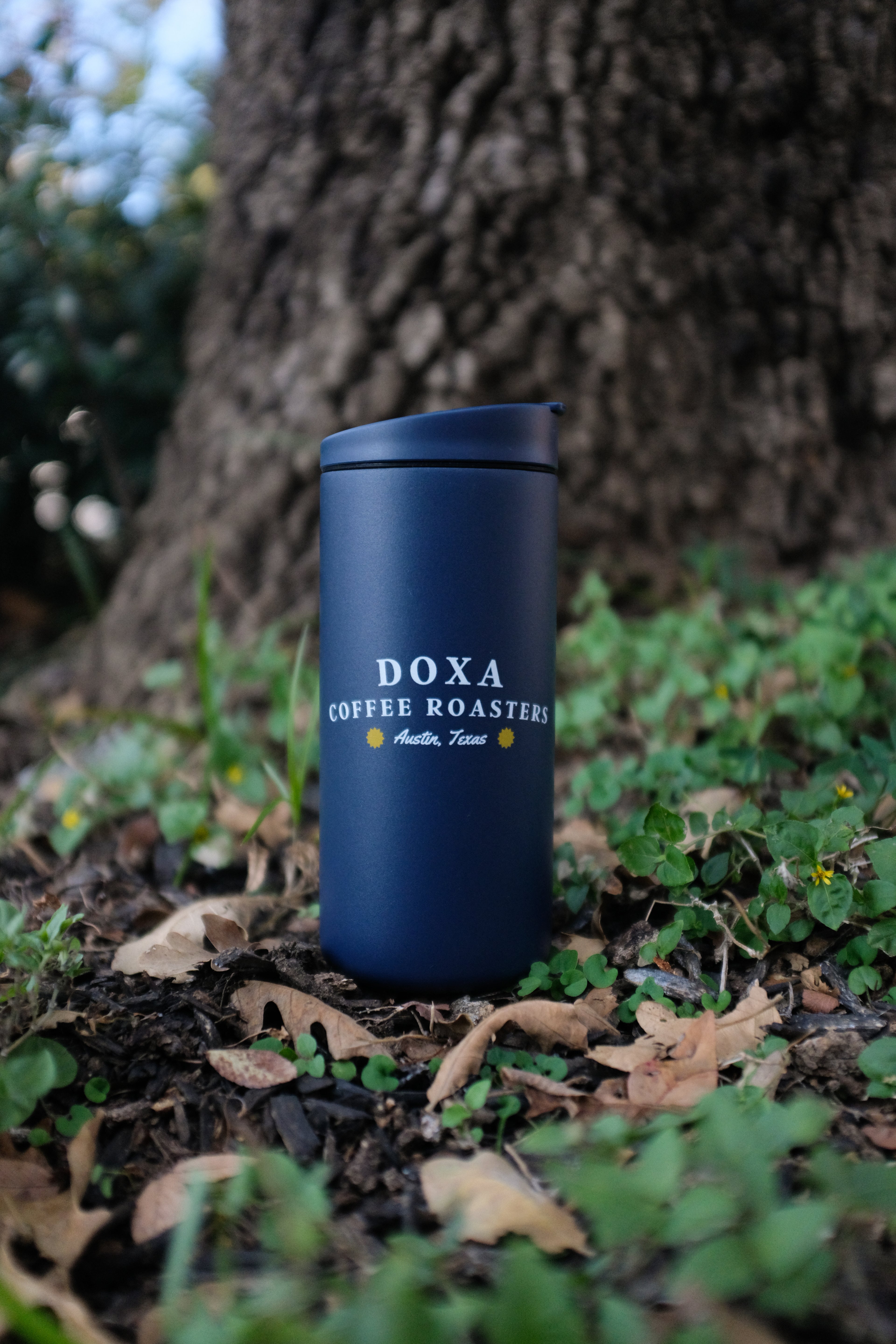 Navy Doxa Miir 12oz Flip Traveler